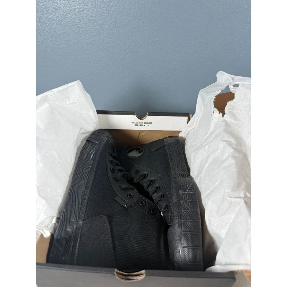 Converse‎ Chuck Taylor All Star Black/Black Canvas High-Top Shoes Men's Size 7.5